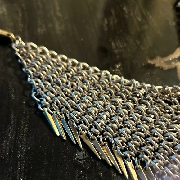 Elegant Gold and Silver Chain Necklace